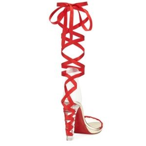Christian Louboutin Tornade Blonde 120 RUBSatin